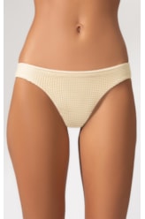 Calcinha Reta Miracle Midi Metallic Plait Natural