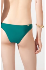 Calcinha Reta Miracle Midi Minimal Verde Escuro