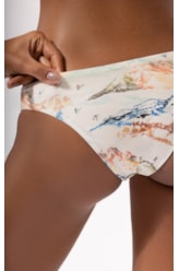 Calcinha Reta Miracle Midi Ski Off White
