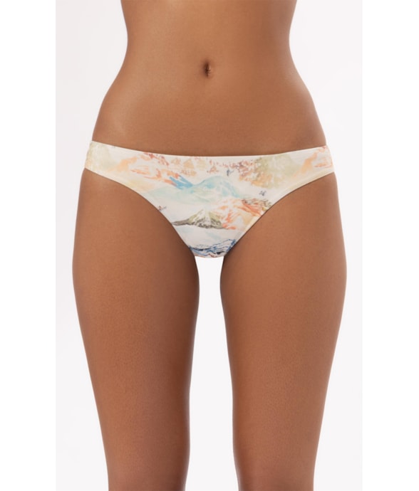 Calcinha Reta Miracle Midi Ski Off White