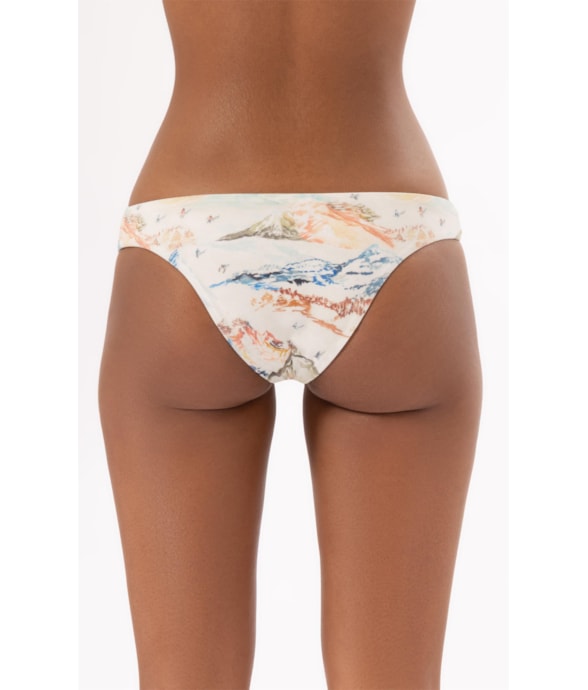 Calcinha Reta Miracle Midi Ski Off White