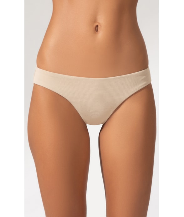 Calcinha Reta Miracle Up Canelado Sculpt Areia