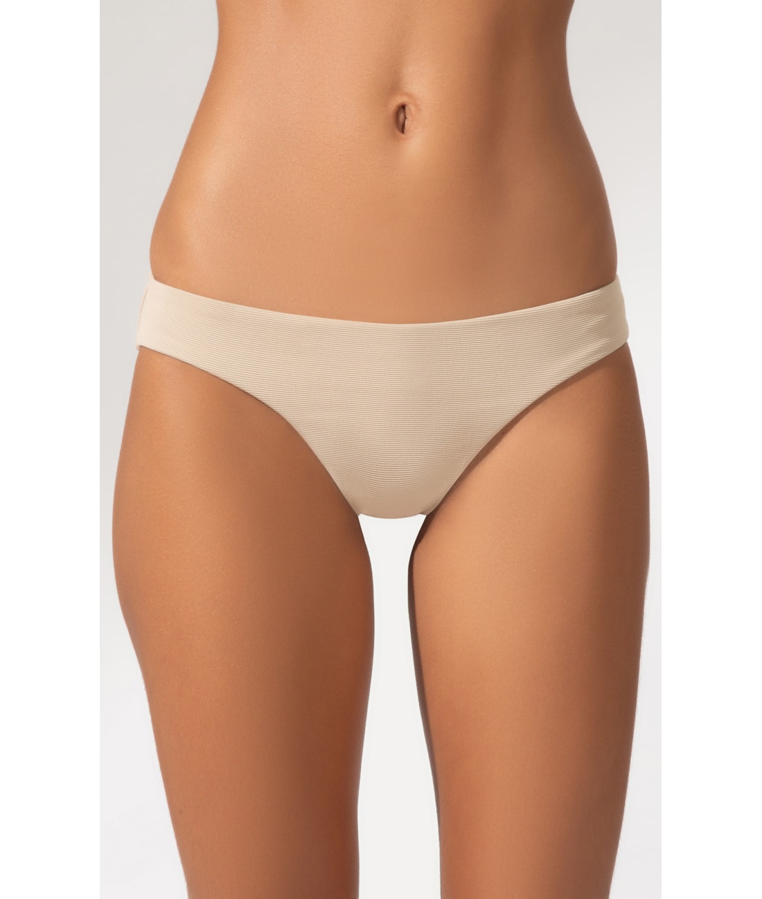 Calcinha Reta Miracle Up Canelado Sculpt Areia