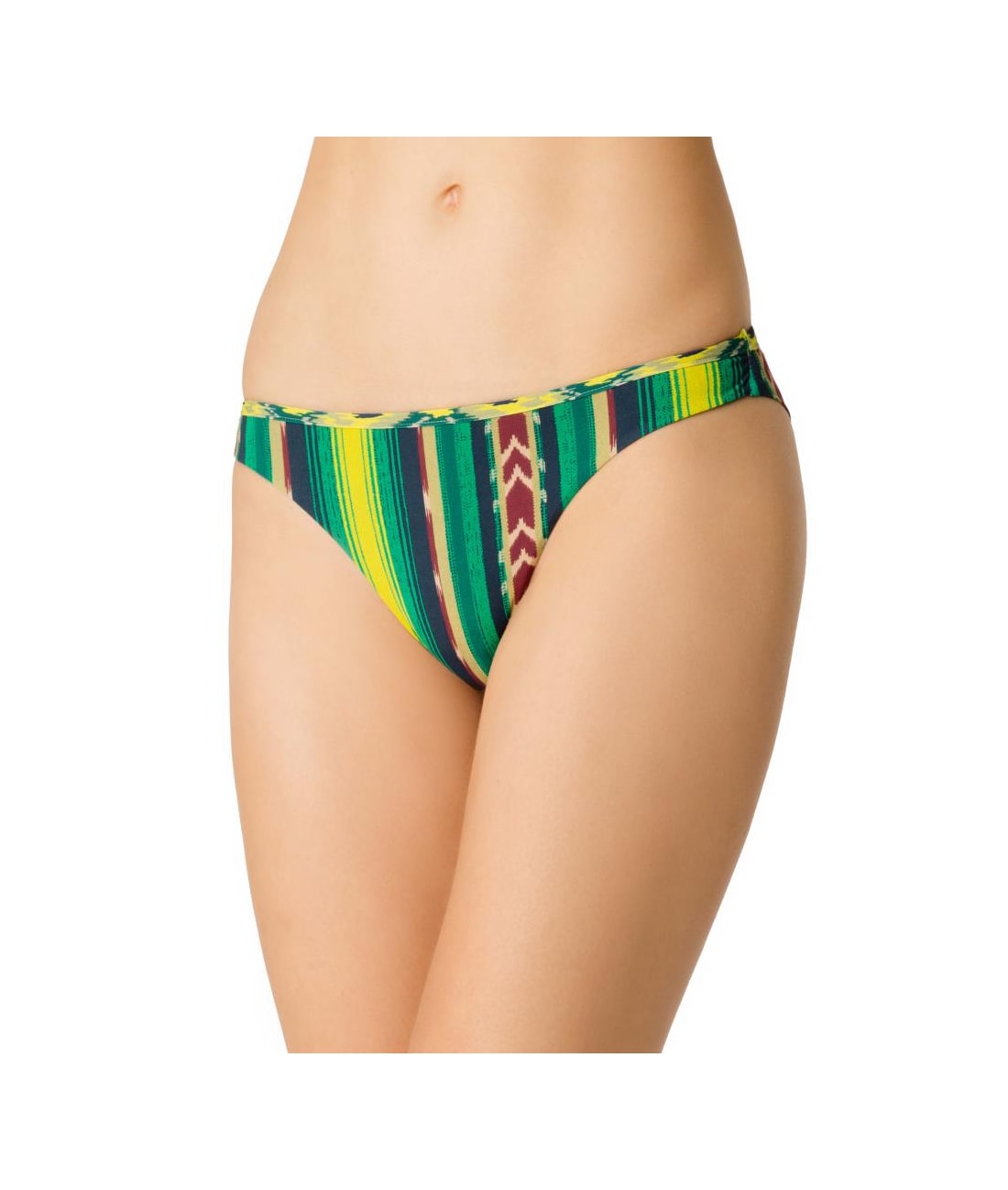Calcinha Reta Miracle Up Color Ikat Verde Escuro