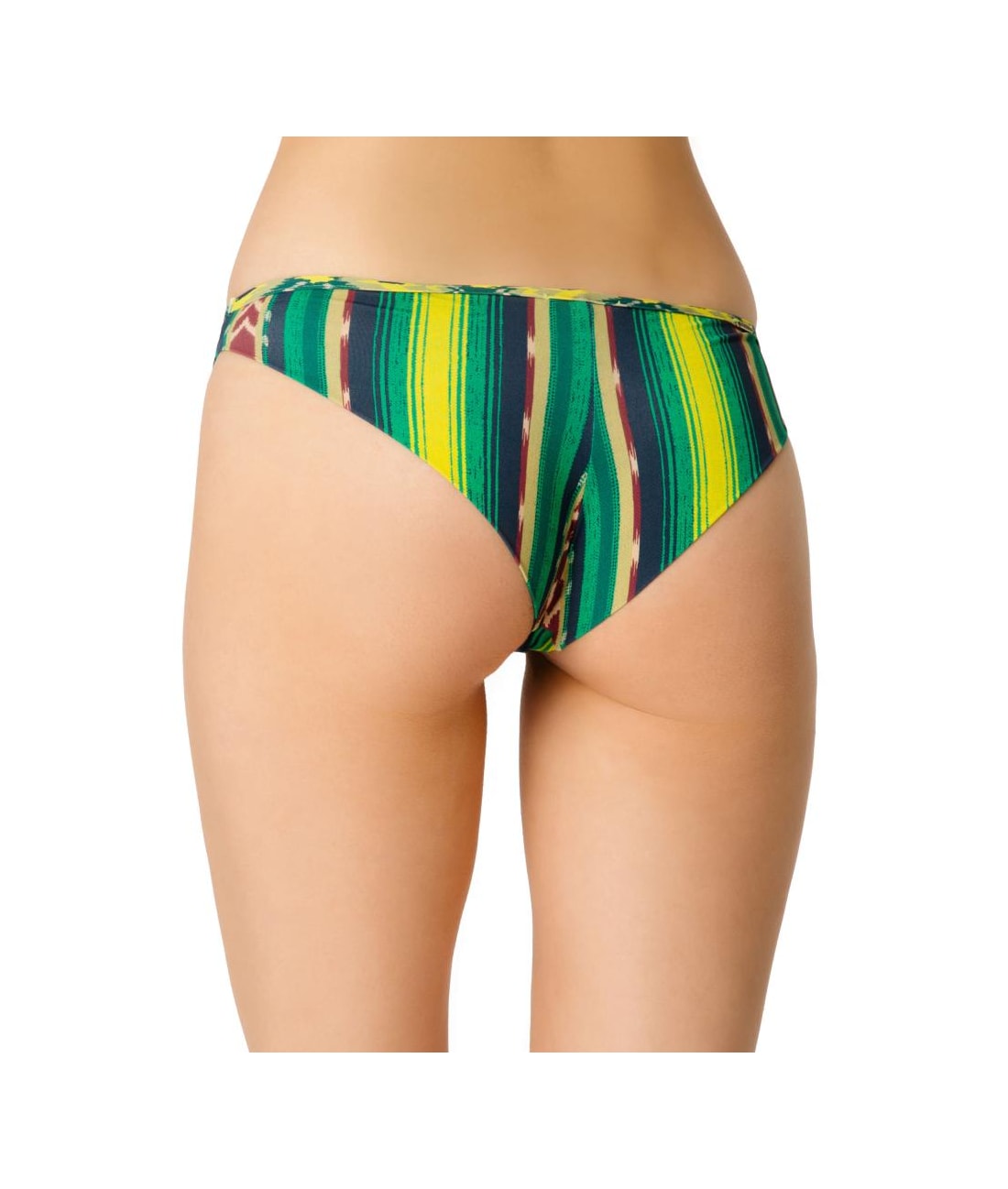 Calcinha Reta Miracle Up Color Ikat Verde Escuro