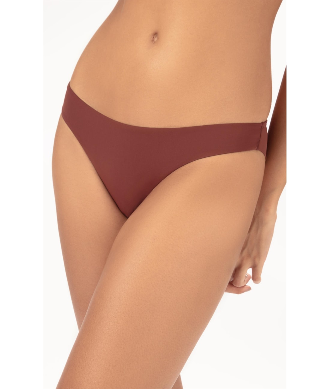 Calcinha Reta Miracle Up Draping Marrom