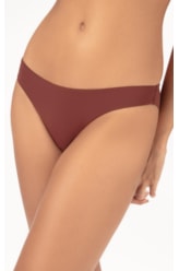 Calcinha Reta Miracle Up Draping Marrom