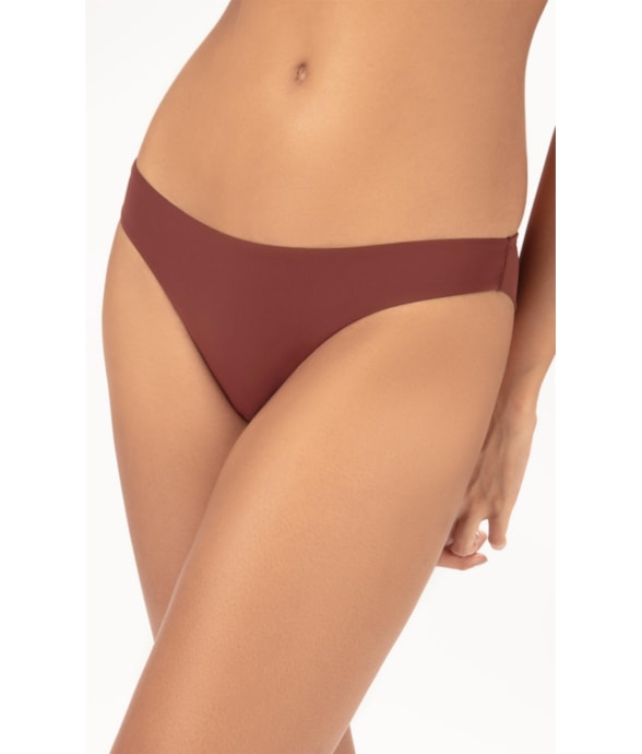 Calcinha Reta Miracle Up Draping Marrom