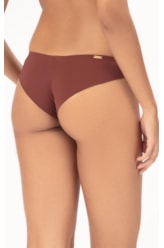 Calcinha Reta Miracle Up Draping Marrom