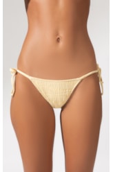 Calcinha Reta Miracle Up Eos Amarelo Manteiga