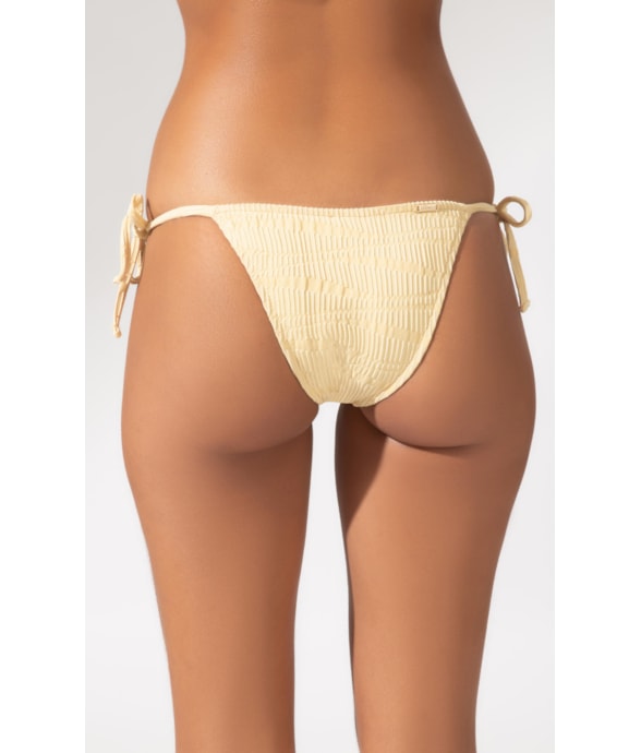 Calcinha Reta Miracle Up Eos Amarelo Manteiga