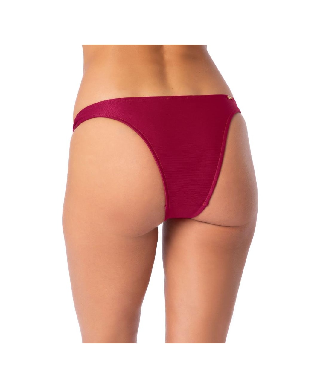 Calcinha Reta Nó Ville Vinho