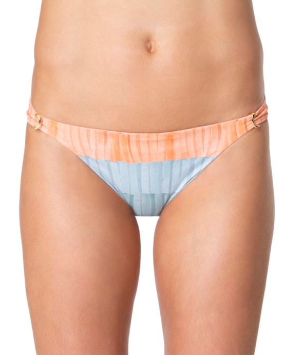 Calcinha Reta Passador Silk Coral