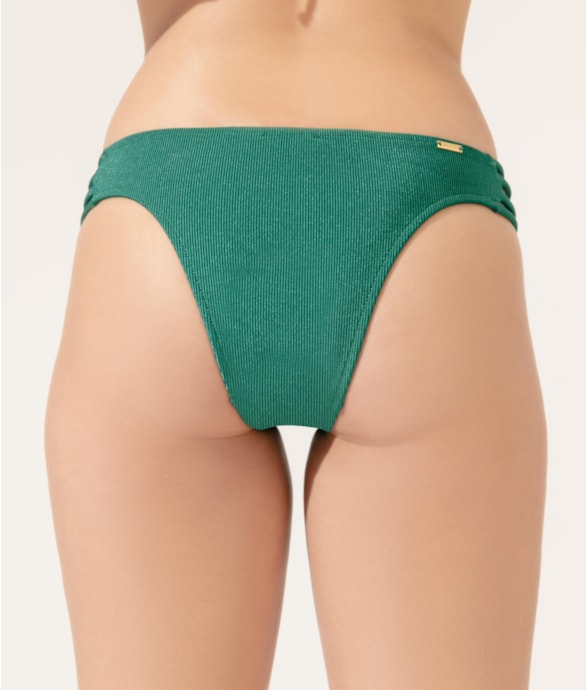 Calcinha Reta Tiras Magic Verde Escuro