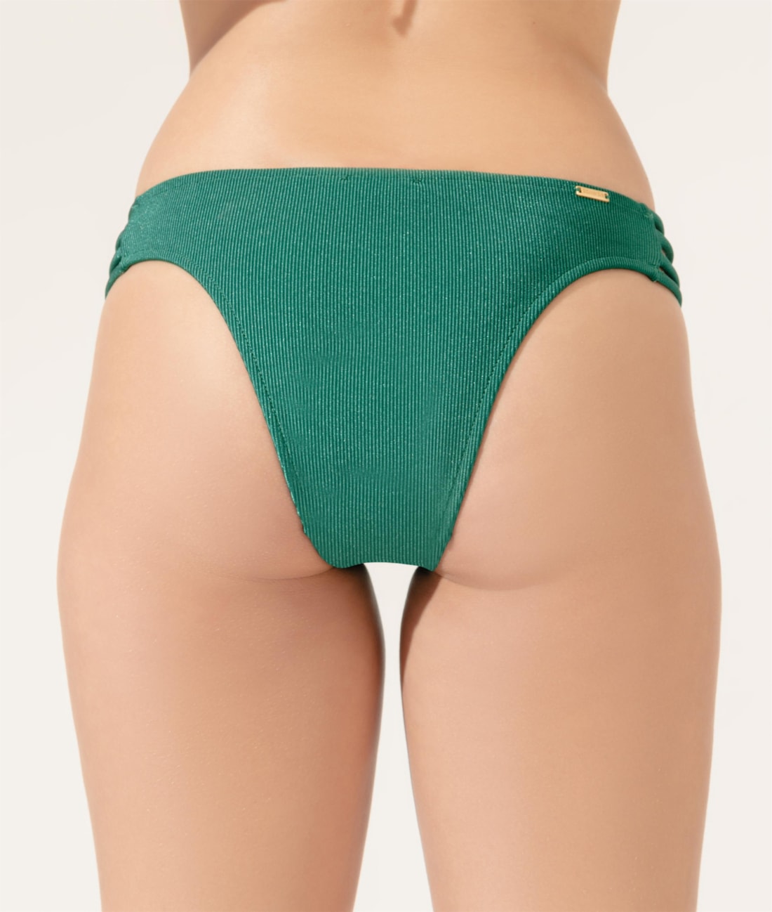 Calcinha Reta Tiras Magic Verde Escuro