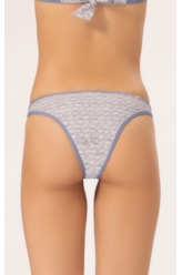 Calcinha Reta Viés Versi Azul Jeans Mescla