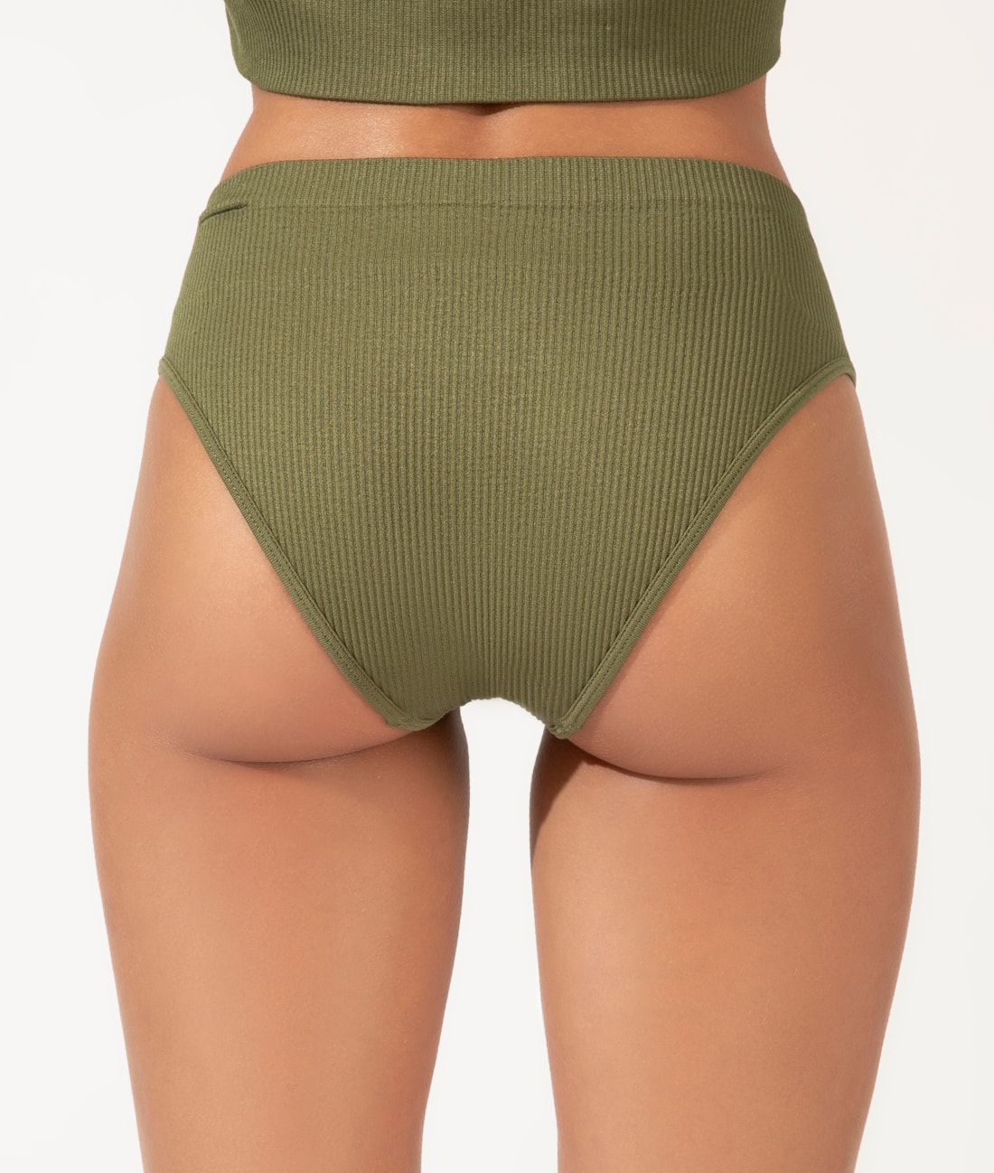 Calcinha Seamless Verde Army