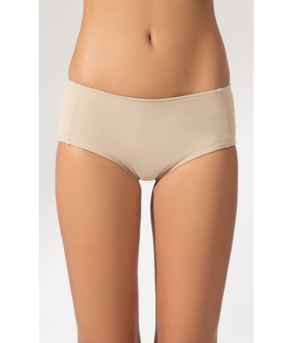 Calcinha Sunkini Comfort Canelado Sculpt Areia