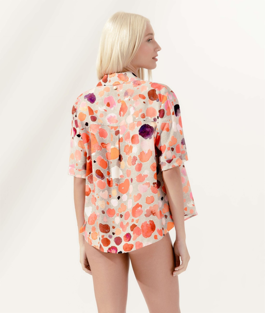 Camisa Bolsos Belize Natural