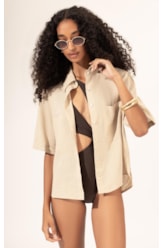 Camisa Bolsos Cambraia Fiji Natural