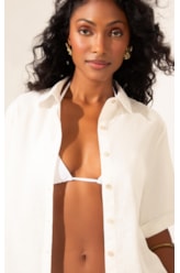 Camisa Cambraia Off White