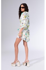 Camisa Cecilia Bouquet Off White