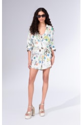 Camisa Cecilia Bouquet Off White