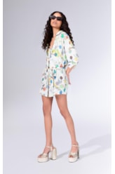 Camisa Cecilia Bouquet Off White
