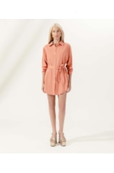 Camisa Cecilia Corais Cambraia Laranja