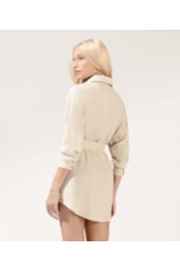 Camisa Cecilia Corais Cambraia Natural