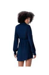 Camisa Cecilia Heavy Linho Marinho