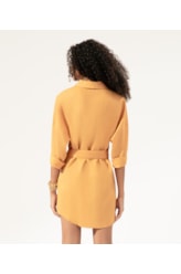 Camisa Cecilia Linho Blend Caramelo