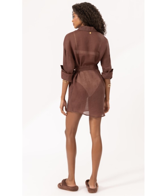 Camisa Cecilia Rami Marrom