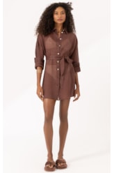 Camisa Cecilia Rami Marrom