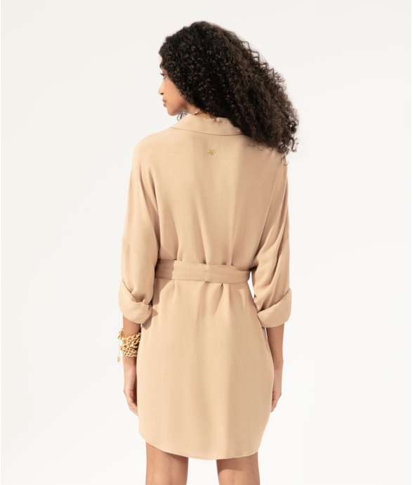 Camisa Cecilia Slub Texture Natural