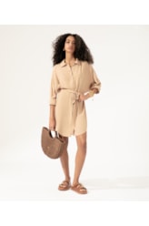Camisa Cecilia Slub Texture Natural