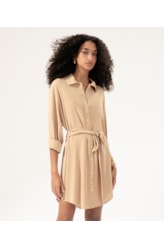 Camisa Cecilia Slub Texture Natural