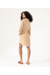 Camisa Cecilia Slub Texture Natural