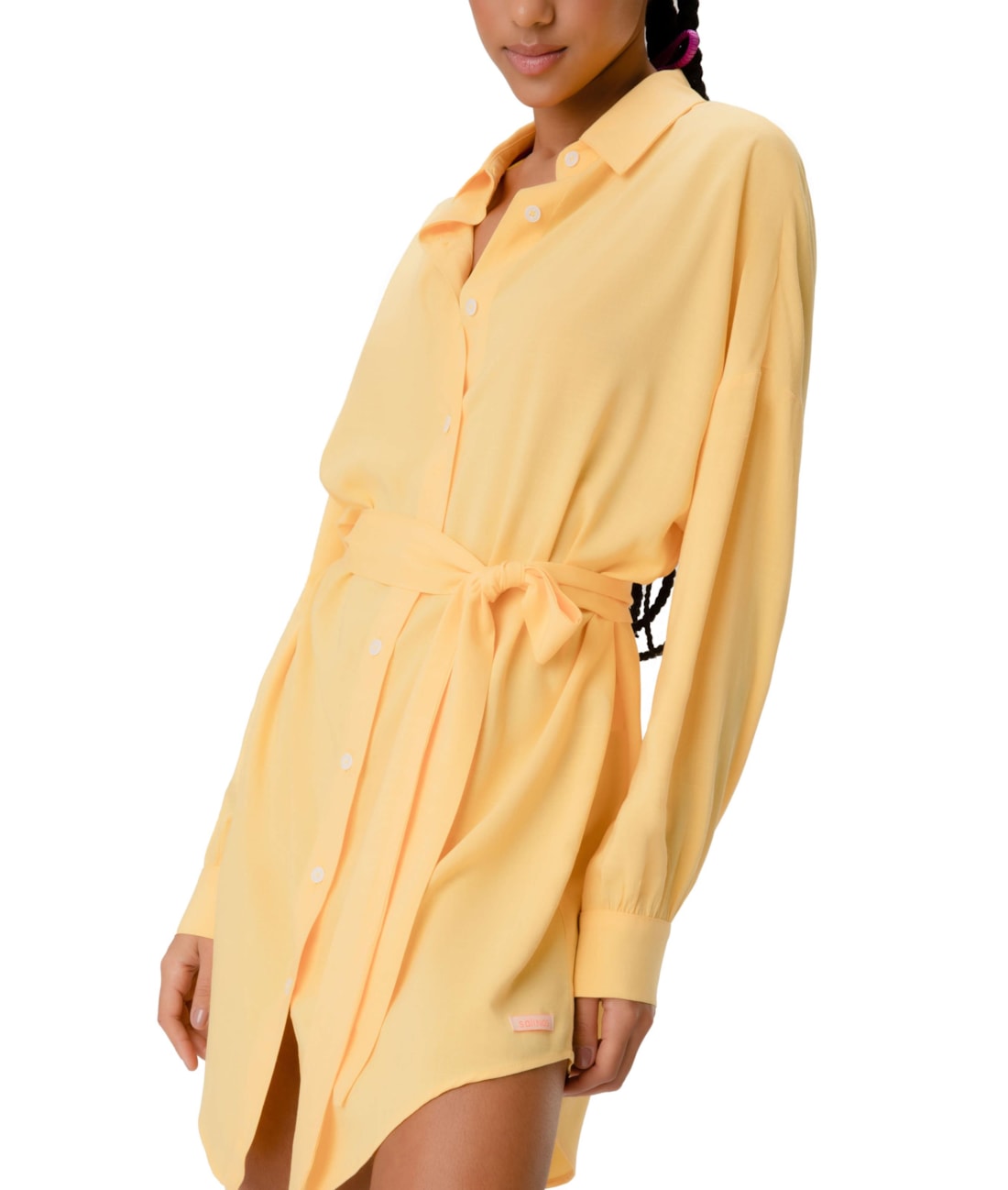 Camisa Cecília Visco Nature Amarelo