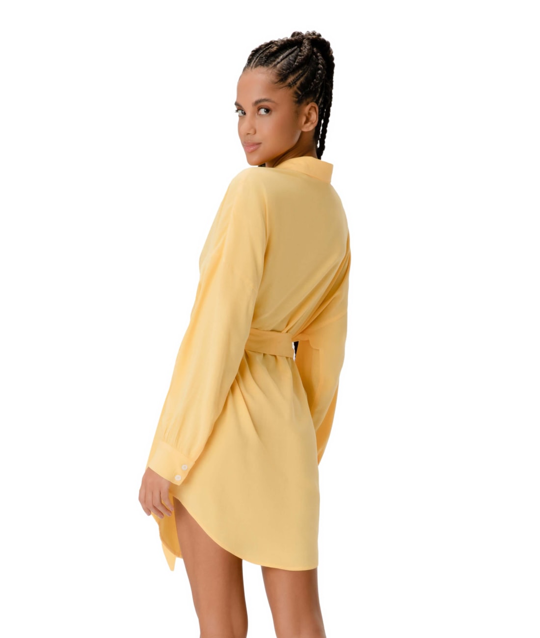 Camisa Cecília Visco Nature Amarelo