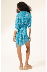 Camisa Chemise La Mer Azul Claro