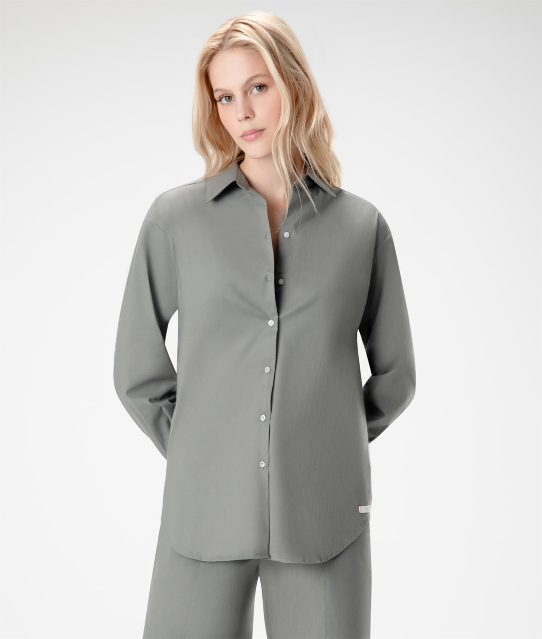Camisa Cotton Fine Musgo