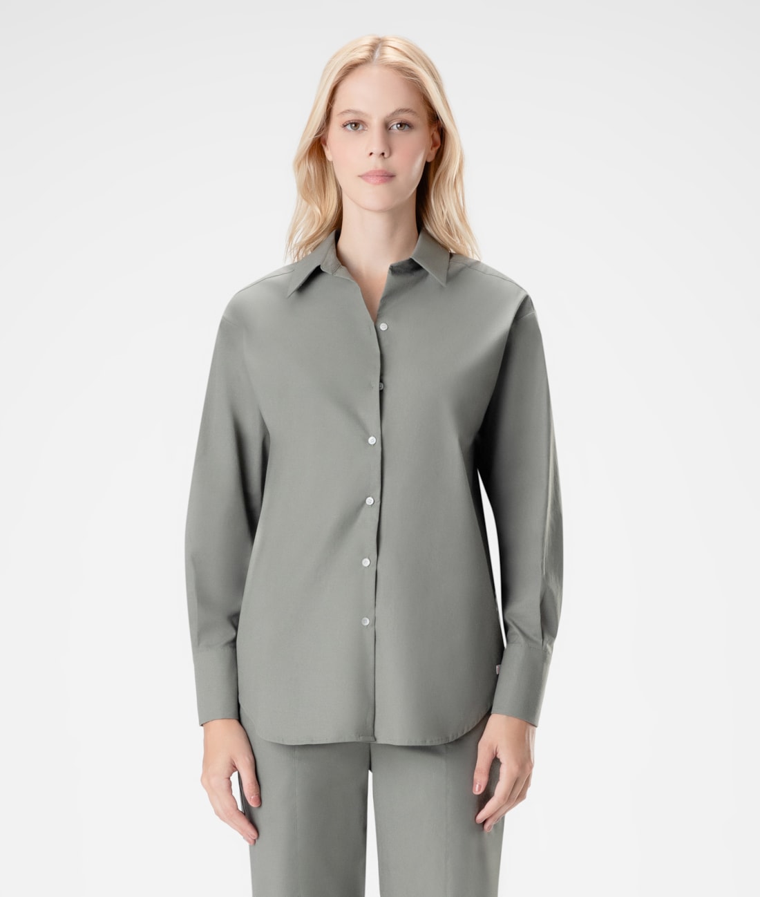 Camisa Cotton Fine Musgo