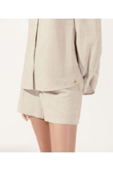 Camisa Cotton Linen Natural