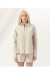 Camisa Cotton Linen Natural