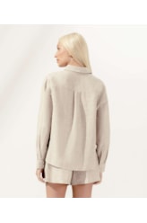 Camisa Cotton Linen Natural