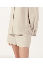Camisa Cotton Linen Natural