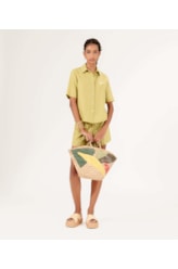 Camisa Linho Blend Pistache