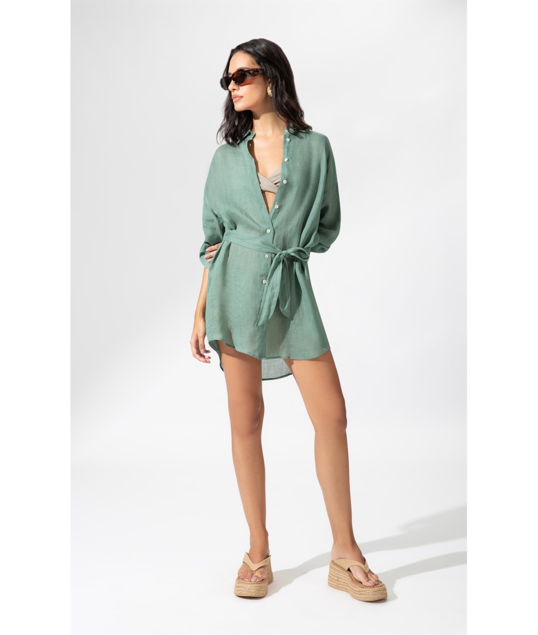Camisa Rami Cecilia Verde Oliva