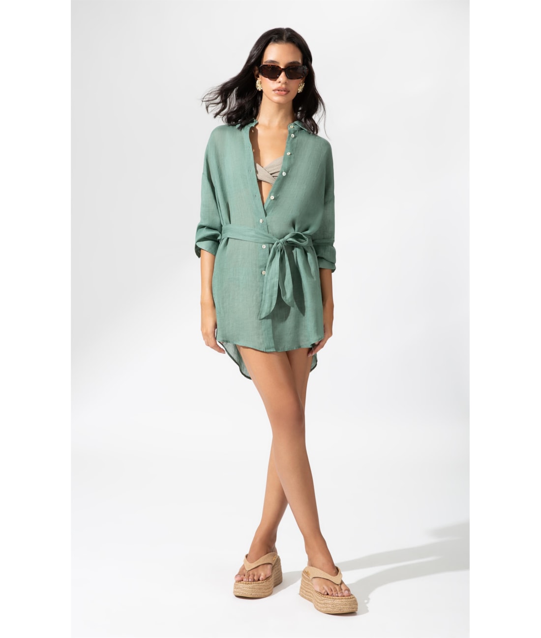 Camisa Rami Cecilia Verde Oliva